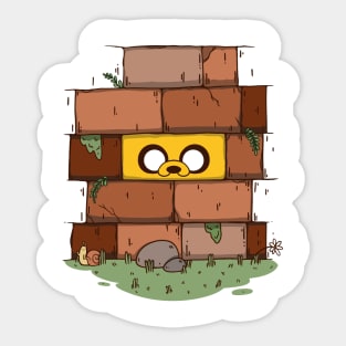 Adventure Time - Another Brick On The Wall Sticker